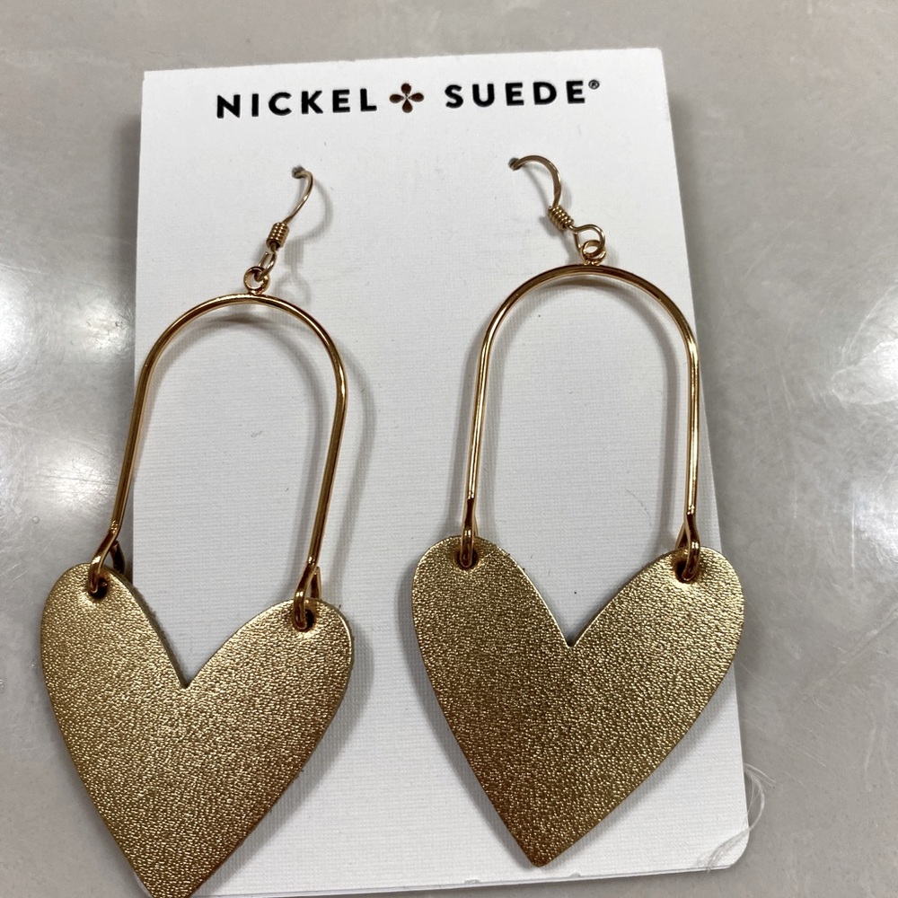 Nickel + Suede Earrings